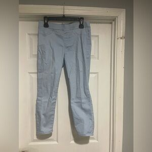 Sky Blue Women's Cropped Pants